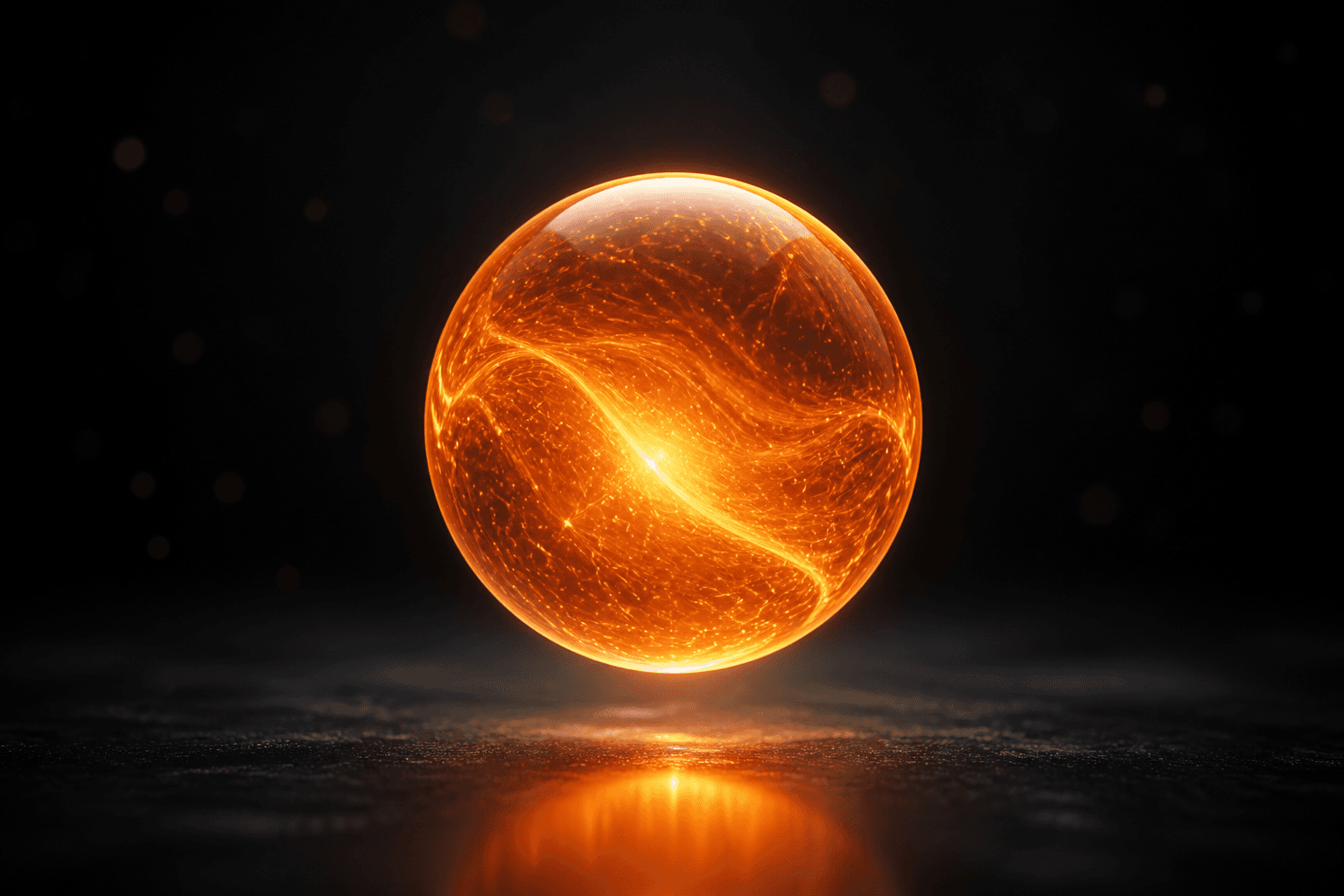 The Dyia AI orb